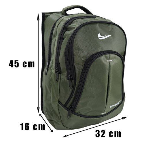 Seasonpolo Club Ortopedik Laptop Bölmeli Sırt Çantası,Okul Çantası (Koyu Yeşil) Seasonpolo Club Ortopedik Laptop Bölmeli Sırt Çantası,Okul Çantası (Koyu Yeşil)